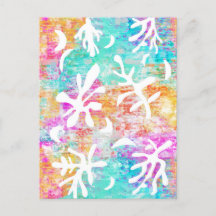 Abstrakt Art Boho Matisse Botanische Formen
