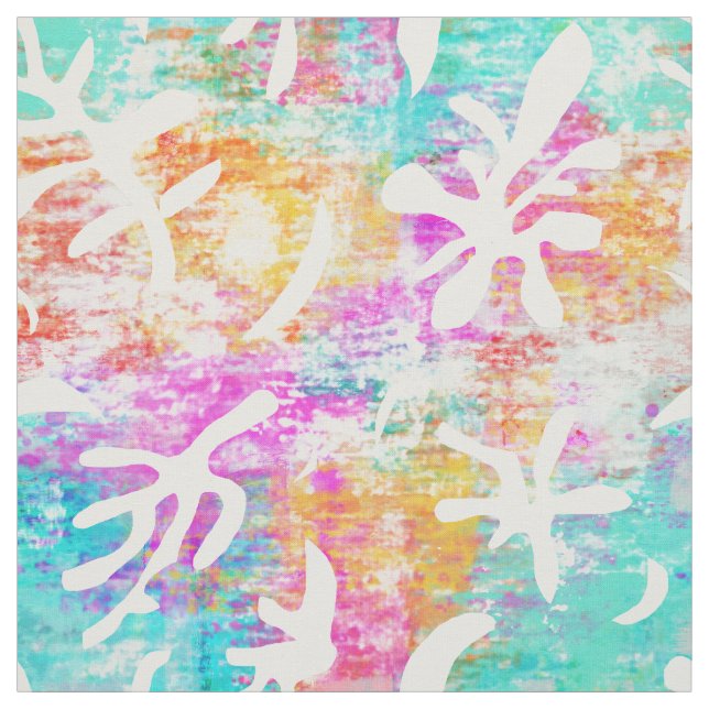 Abstrakt Art Boho Matisse Botanische Formen Stoff (Muster)