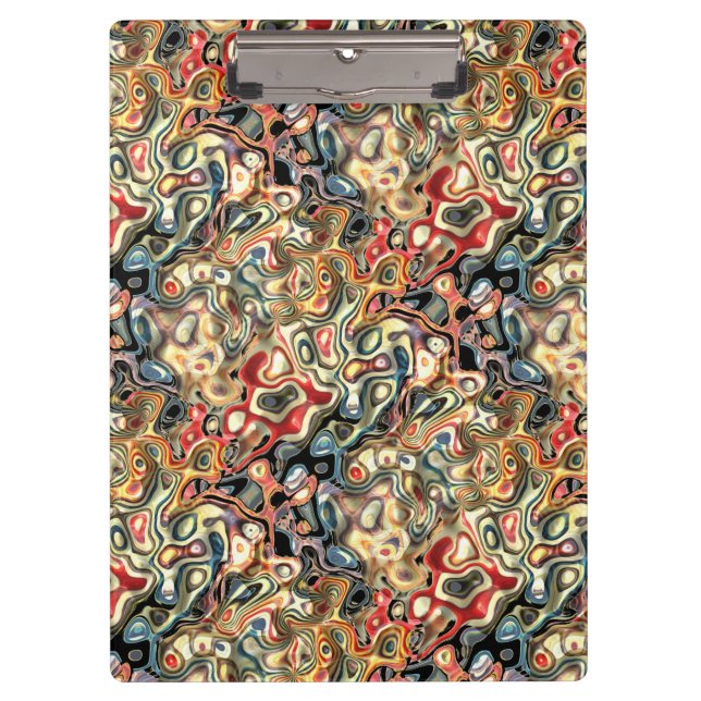 Abstrakt Art Clipboard Klemmbrett (Vorderseite)