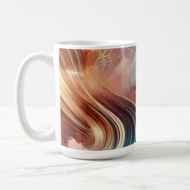 Abstrakt Art Coffee Tasse (Links)