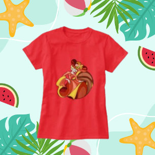 Abstrakt Art Colorful Beautiful Tänzer Charakter T-Shirt