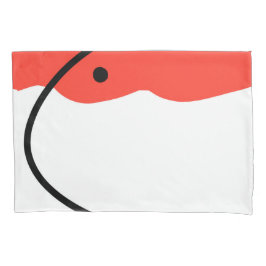 Abstrakt Art Coral Schwarz-weiß Minimalismus Kissenbezug