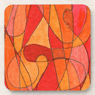 Abstrakt Art Cork Untersetzer