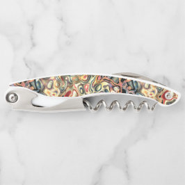 Abstrakt Art Corkschraube Kellnermesser