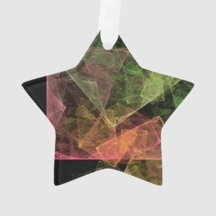 Abstrakt Art Cubic Space Ornament