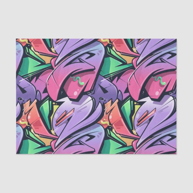 Abstrakt Art Decoupage Seidenpapier (Vorderseite)