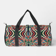 Abstrakt Art Duffle Gym Bag