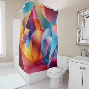 Abstrakt Art Duschvorhang