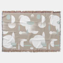Abstrakt Art Futuristic Muster Throw Blanket Decke