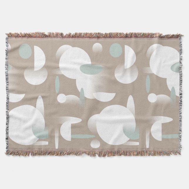 Abstrakt Art Futuristic Muster Throw Blanket Decke (Vorderseite)