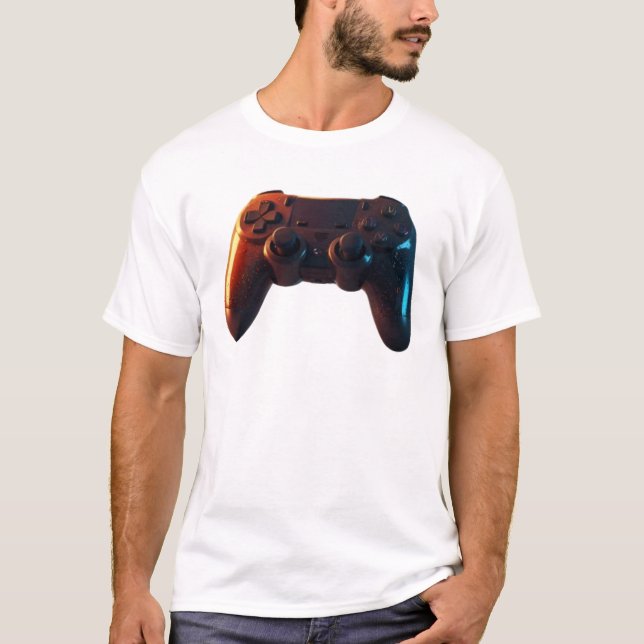 Abstrakt Art Gaming T-Shirt (Vorderseite)