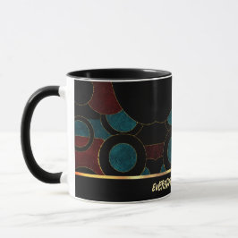 Abstrakt Art Geometric Coffee Tasse