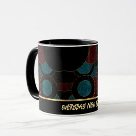 Abstrakt Art Geometric Coffee Tasse