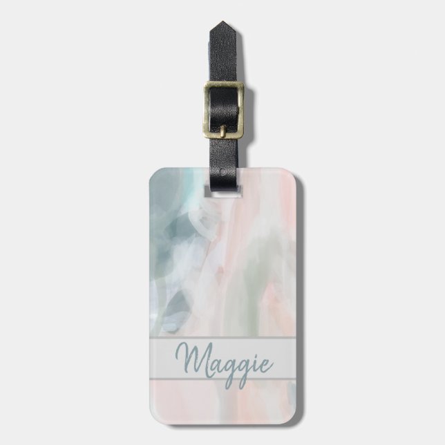 Abstrakt Art Lugage Tag Gepäckanhänger (Vorderseite vertikal)