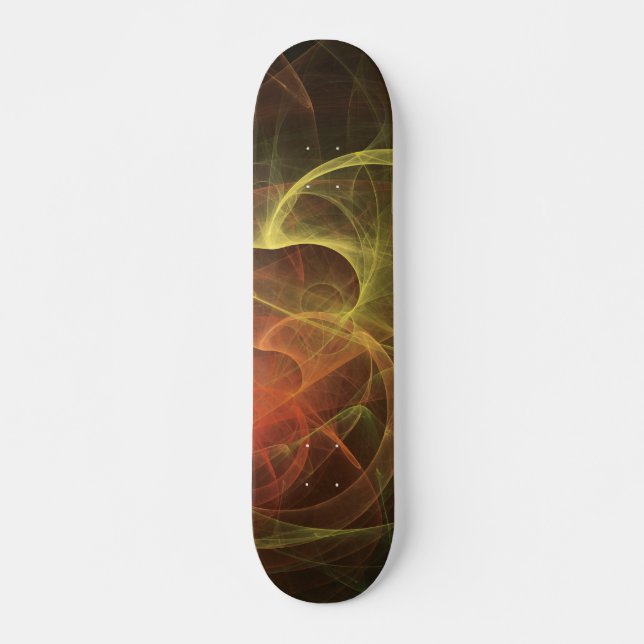 Abstrakt Art Magic Flame Skateboard (Vorne)