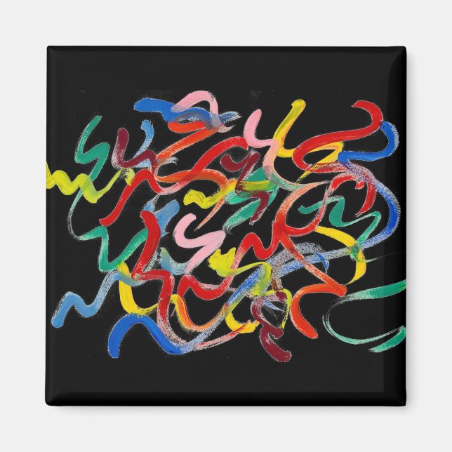 Abstrakt Art Magnet (Vorne)