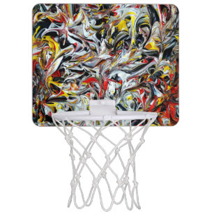 Abstrakt Art Mini Basketball Hoop