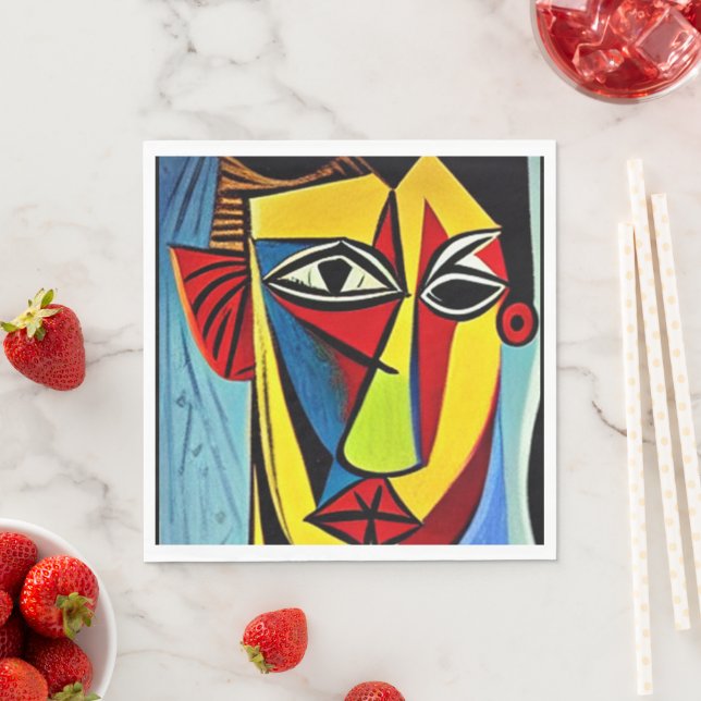 Abstrakt Art Paper Napkin Serviette (Beispiel)