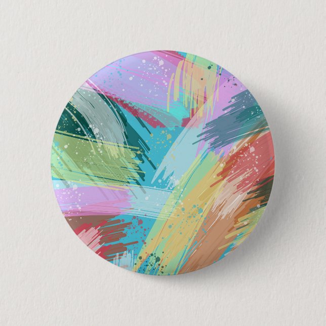 Abstrakt Art Pastel Button (Vorderseite)
