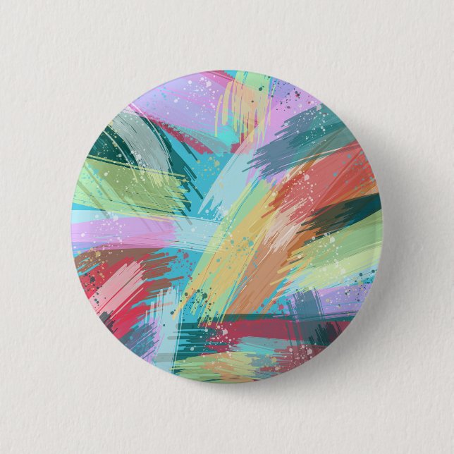 Abstrakt Art Pastel Button (Vorderseite)