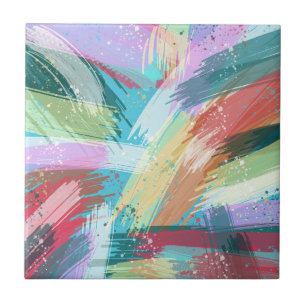 Abstrakt Art Pastel Fliese