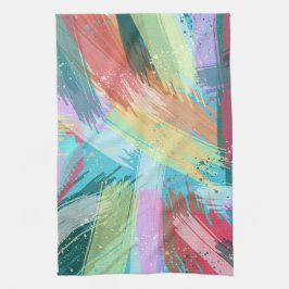 Abstrakt Art Pastel Geschirrtuch
