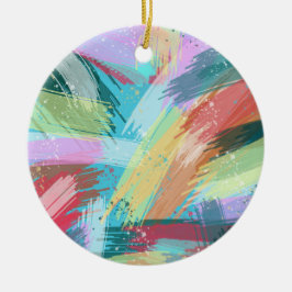 Abstrakt Art Pastel Keramik Ornament