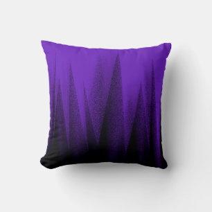 Abstrakt Art Pastel Lavendel Lila Black Kissen