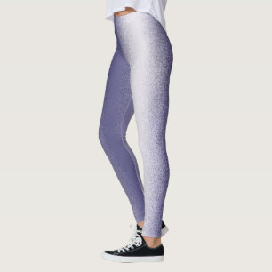 Abstrakt Art Pastel Lavendel Lila White Leggings