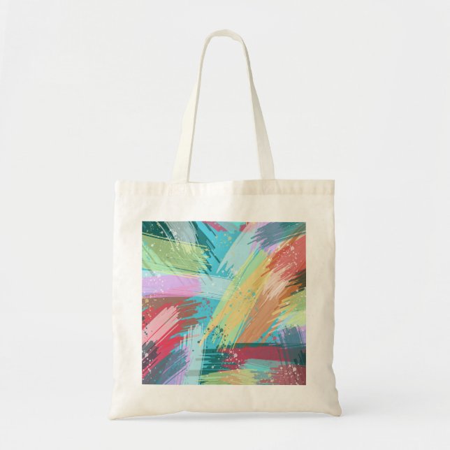 Abstrakt Art Pastel Tragetasche (Vorne)