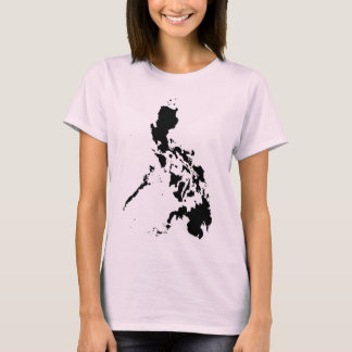 Abstrakt Art - philippinische Karte T-Shirt