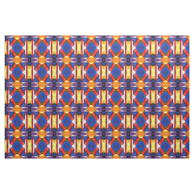 Abstrakt Art Pima Baumwollstoff Stoff (Yard (91,4 cm))