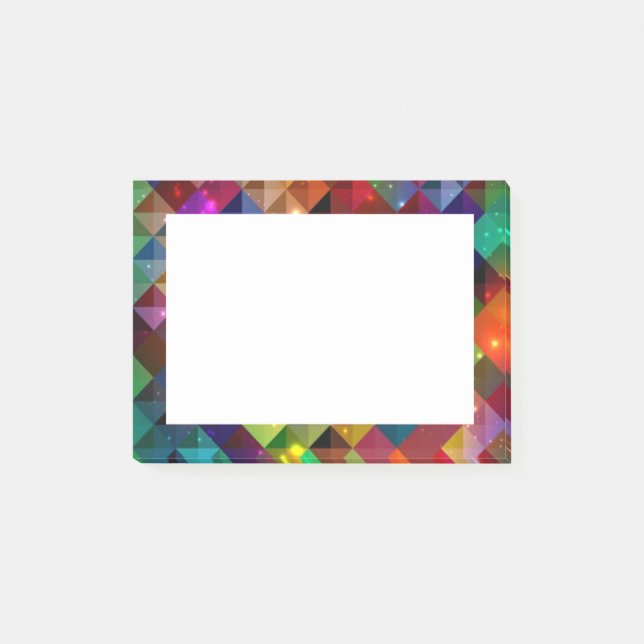 Abstrakt Art Post - Anmerkungen Post-it Klebezettel (Vorderseite)