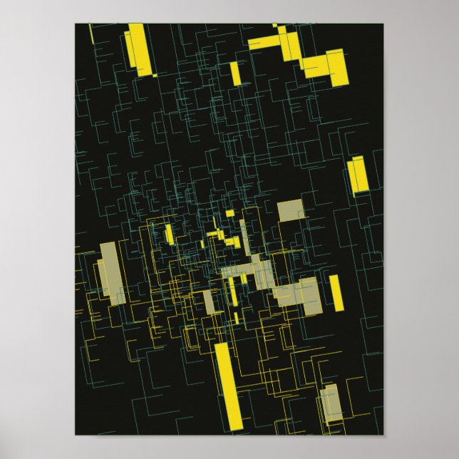 Abstrakt Art Poster 'C' (Vorne)