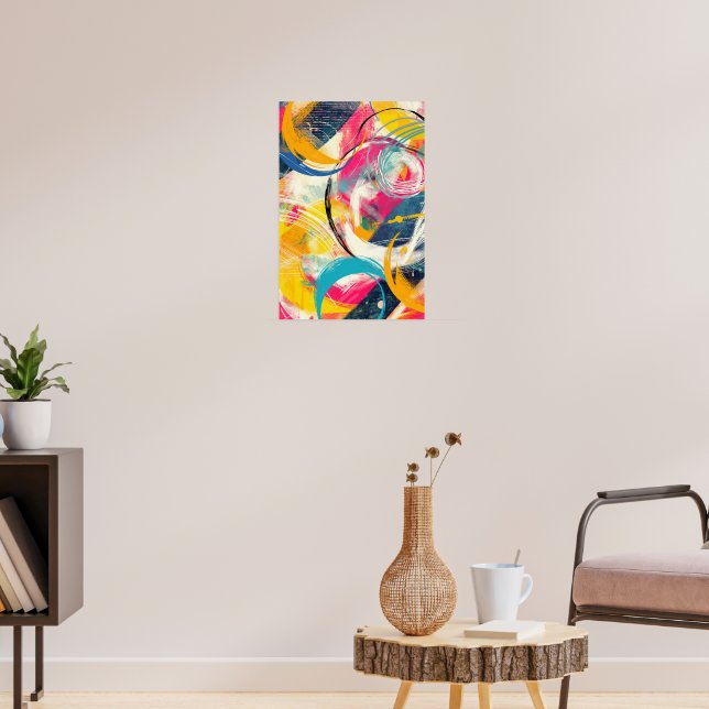 Abstrakt Art Print Poster (Wohnzimmer 3)