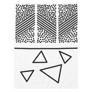 Abstrakt Art Pyramid Triangle Lines Muster Tischdecke