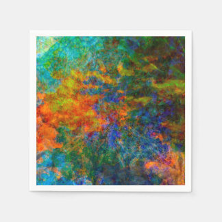 Abstrakt Art Rainbow Colors Serviette