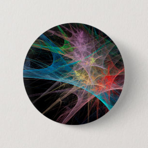 Abstrakt Art Rainbow Ice Button