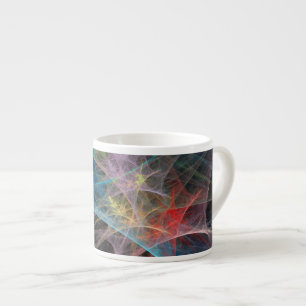 Abstrakt Art Rainbow Ice Espressotasse
