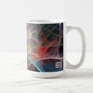 Abstrakt Art Rainbow Ice Kaffeetasse