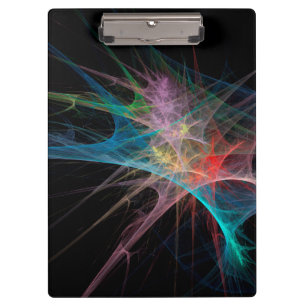 Abstrakt Art Rainbow Ice Klemmbrett