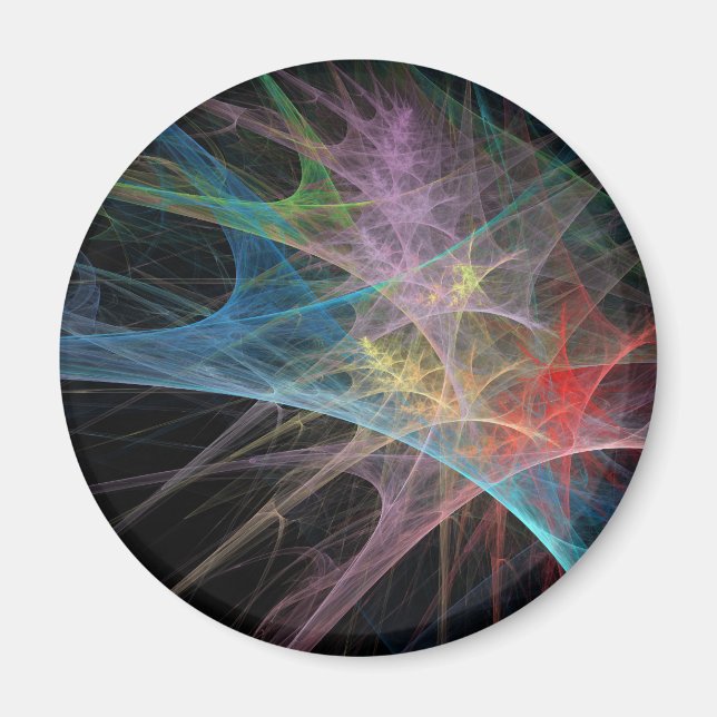 Abstrakt Art Rainbow Ice Magnet (Vorne)