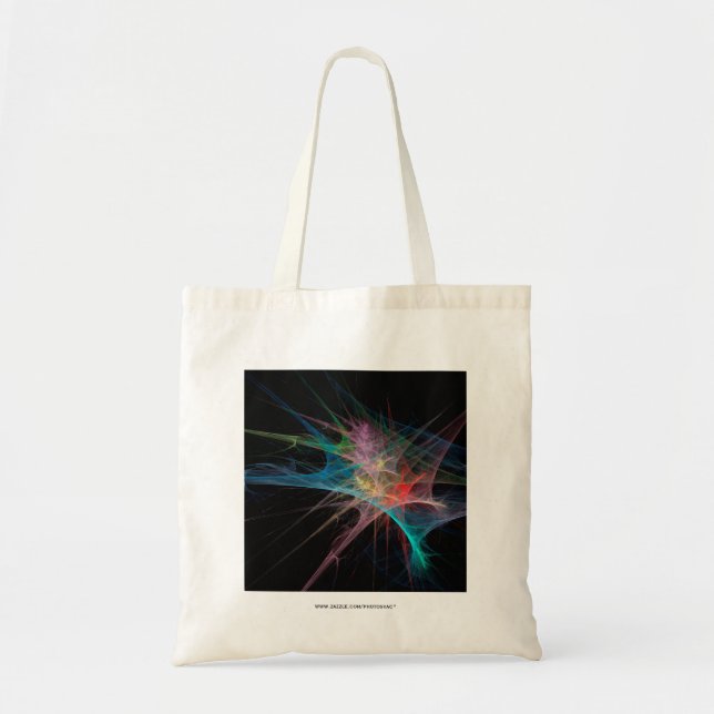 Abstrakt Art Rainbow Ice Tragetasche (Vorne)