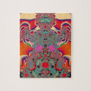 Abstrakt Art Red Mediation