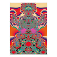 Abstrakt Art Red Mediation