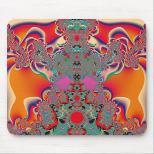 Abstrakt Art Red Mediation Mousepad