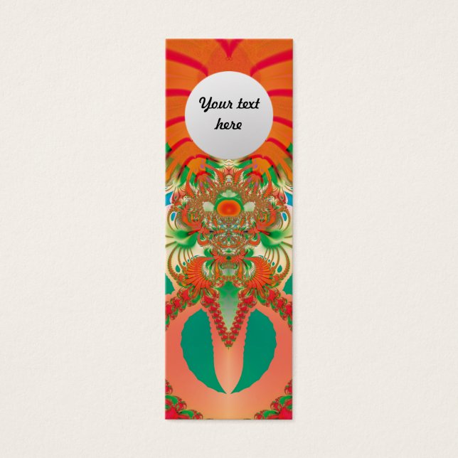 Abstrakt Art Red Owl (Vorderseite)