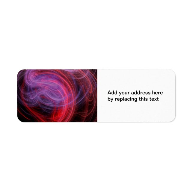 Abstrakt Art Red Wave (Vorne)