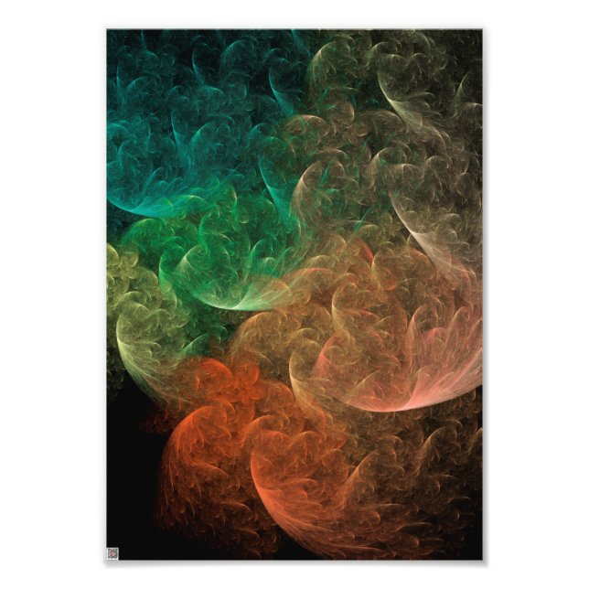 Abstrakt Art Space Bird Fotodruck (Vorne)