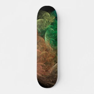 Abstrakt Art Space Bird Skateboard